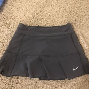 girls gray nike tennis skirt